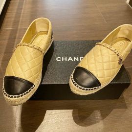 Chanel espadrilles beige - schwarz